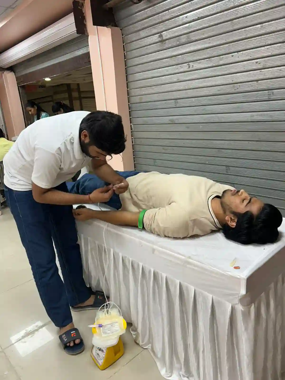 Camp registration & coordination desk